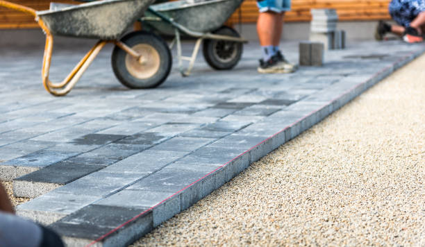 Cobblestone Driveway Pavers in Luck, WI