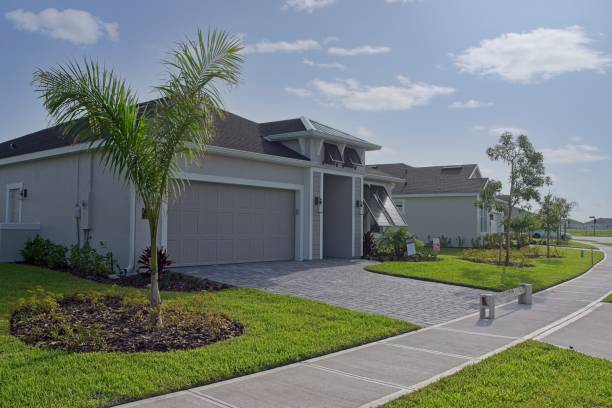 Paver Driveway Replacement in Luck, WI